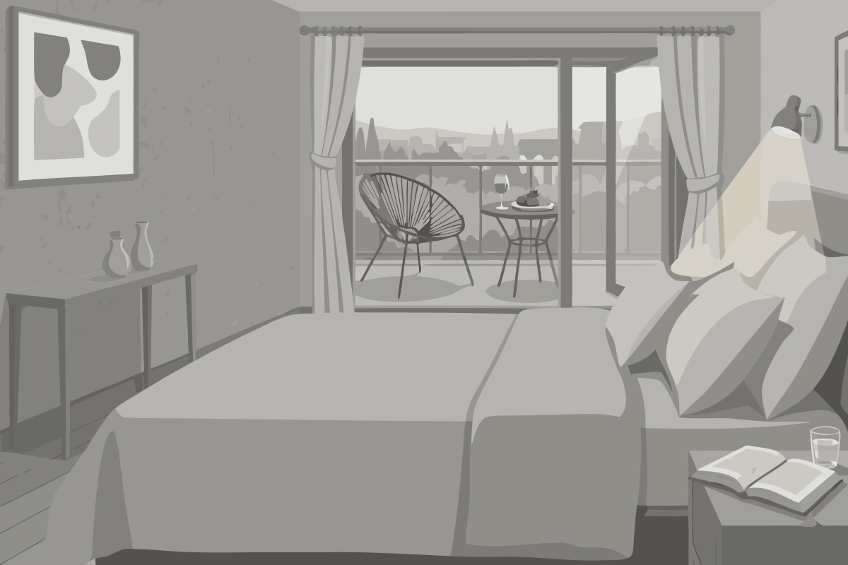 Queen Room with Balcony